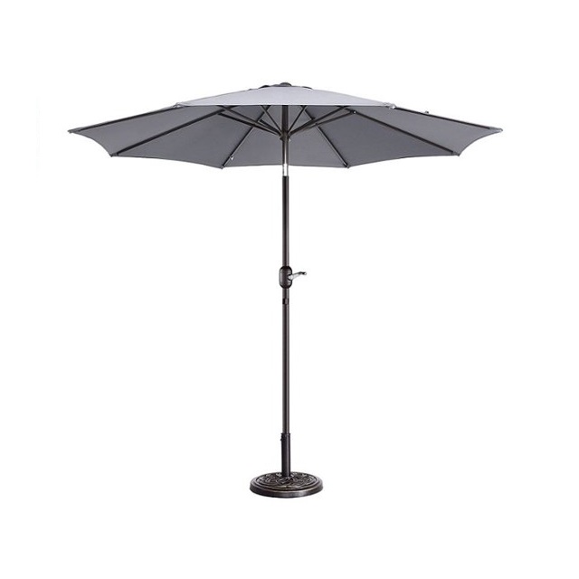 Nature Spring - 9-Foot Patio Umbrella - Gray